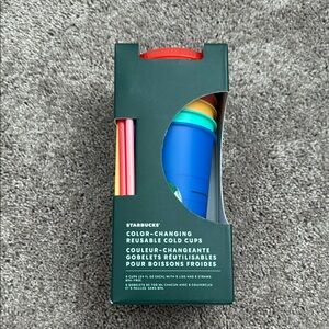 Starbucks Color Changing Reusable Cold Cups